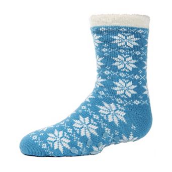 Snowflake Girls Cozy Socks