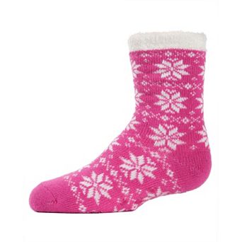 Snowflake Girls Cozy Socks