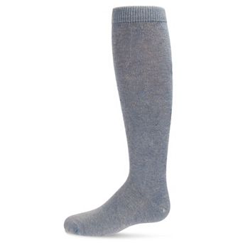 Big Kids Acid Wash Girls Cotton Blend Knee High Sock