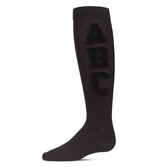 Chenille ABC Girls Cotton Blend Knee High Socks