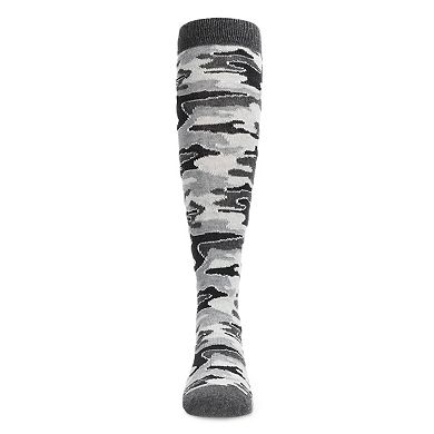 Lurex Camo Knee High