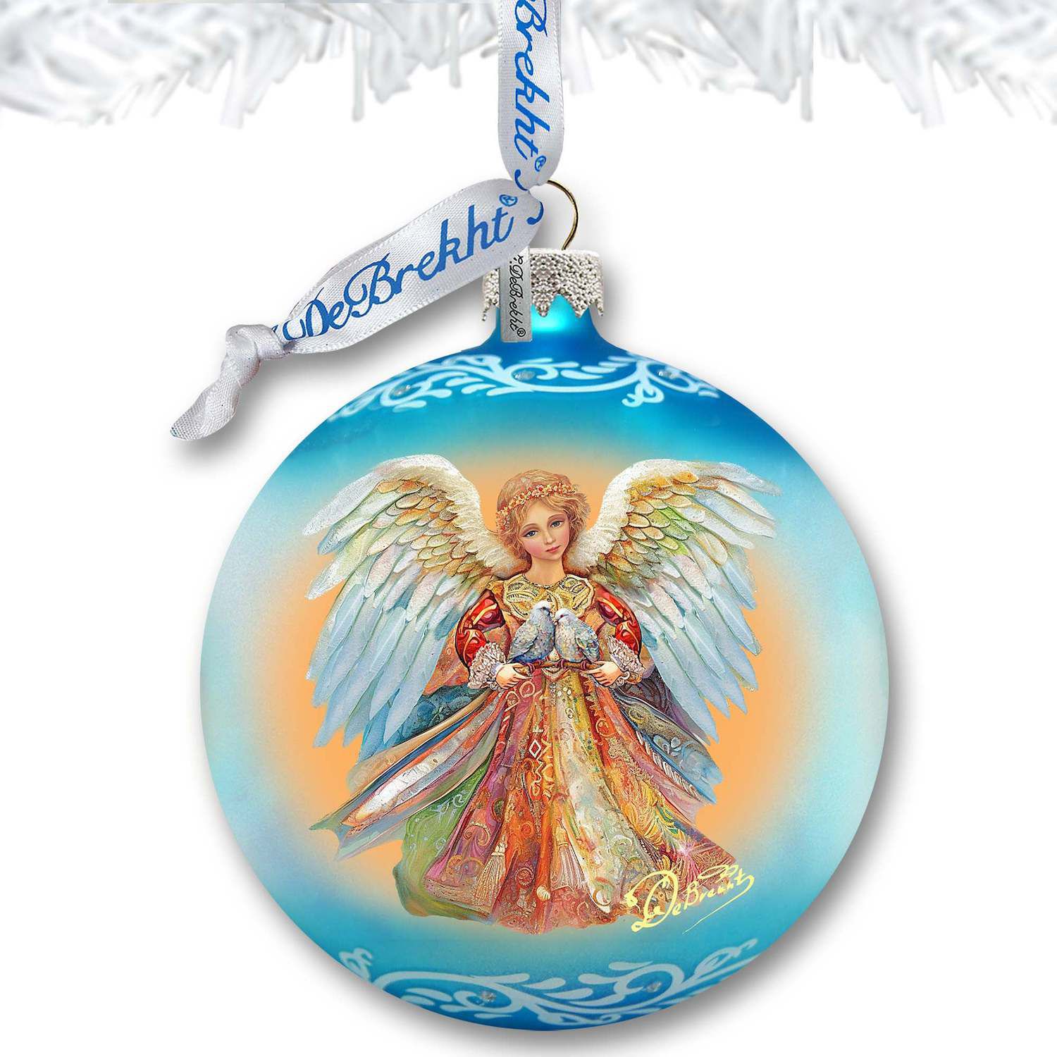 Heart Guardian Angel Ornament - JGBeads