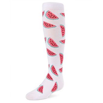 Fruity Fun Watermelon Girls Cotton Blend Knee-high Socks