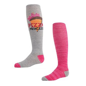 Pizza Princess Knee High Socks 2-Pack