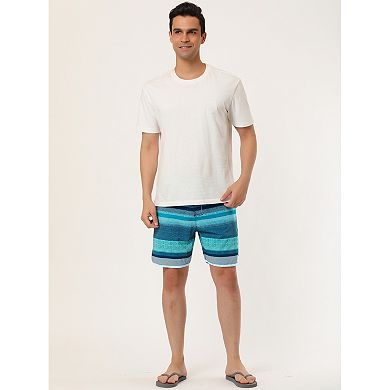 Men's Shorts Swim Shorts Drawstring Waist Summer Board Shorts