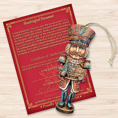 Nutcracker Prince Wooden Christmas Ornaments by G. Debrekht - Christmas Decor