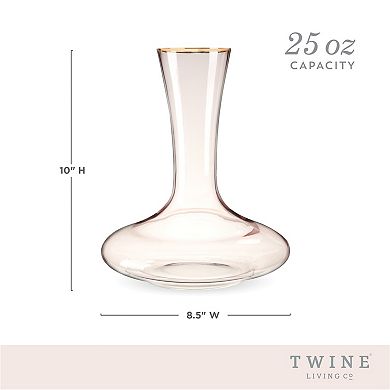 Twine Rose Crystal Decanter