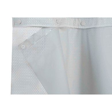 Hookless Antimicrobial PEVA Shower Curtain Liner