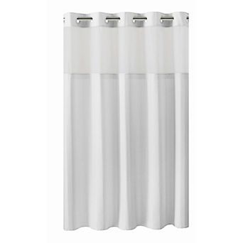 Hookless Waffle Stripe Shower Curtain