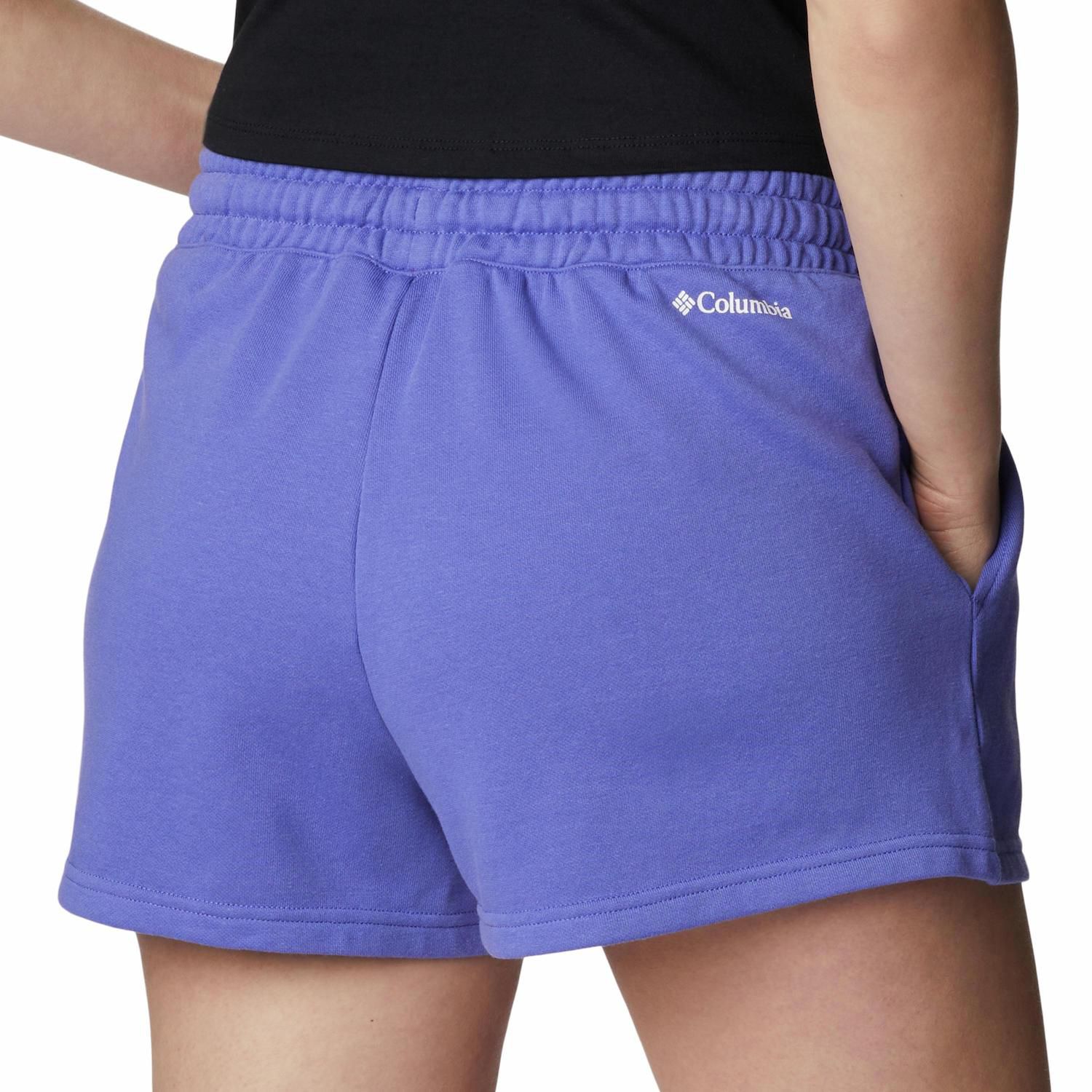Short De Randonnée Columbia Pour Femme - French Terry - Élastique Et Cordon - 2 Poches - Coupe Régulière