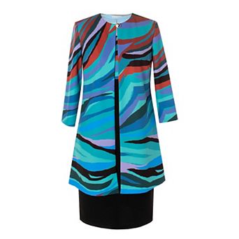 Womens Danny & Nicole Tunic Jacket and Dress