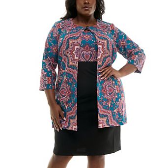 Womens Danny & Nicole Tunic Jacket and Dress