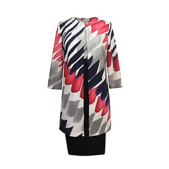 Womens Danny & Nicole Tunic Jacket and Dress