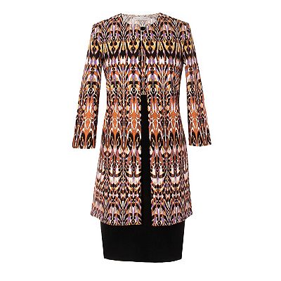 Womens Danny & Nicole Tunic Jacket and Dress