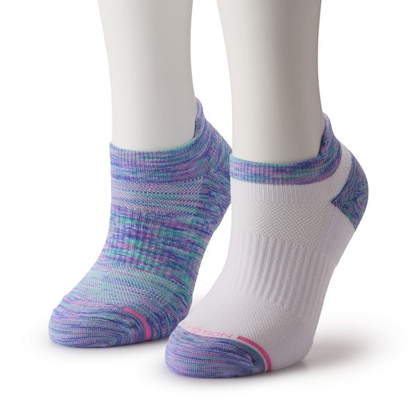 Women's Dr. Motion 2Pack Space Dye Compression Ankle Socks