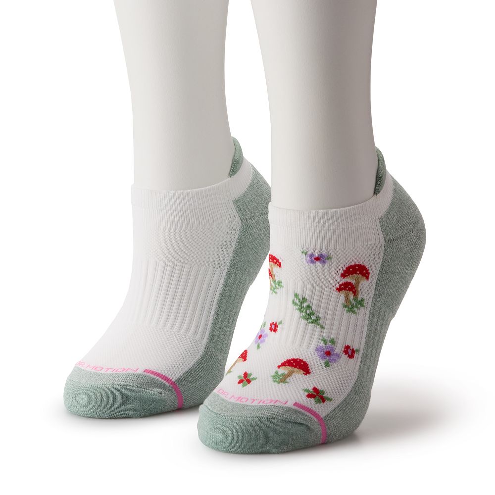 Dr.Motion Womens 2 Pair Low Cut Socks