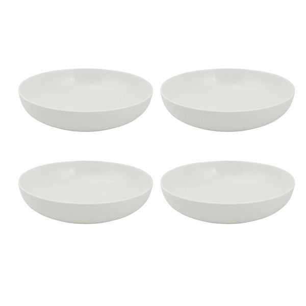 Food Network™ Two-Tone Melamine Dinner Bowl 4-piece Set - Ivory