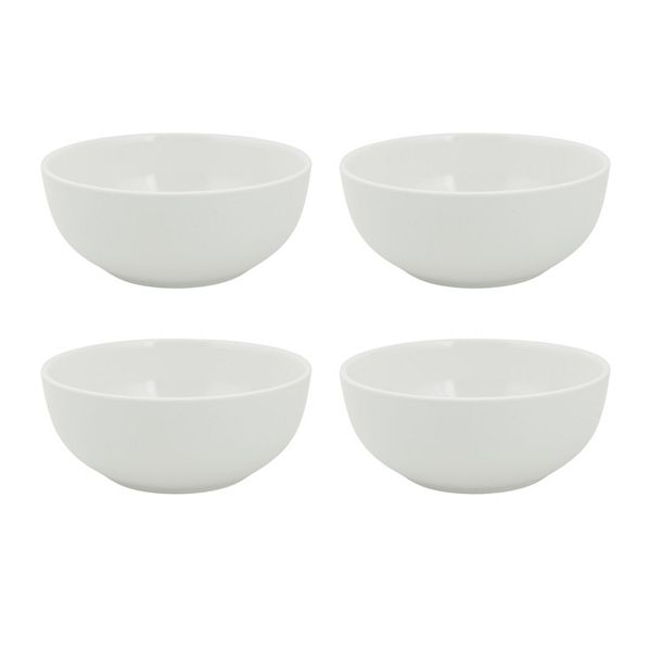 Food Network™ Two-Tone Melamine Dinner Bowls Four-piece Set - Ivory