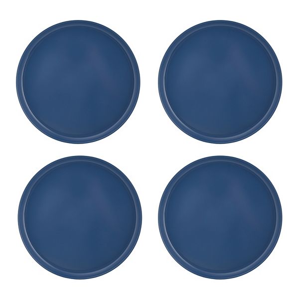 Food Network™ Two-Tone Melamine Dinner Plates 4-piece Set - Air Blue