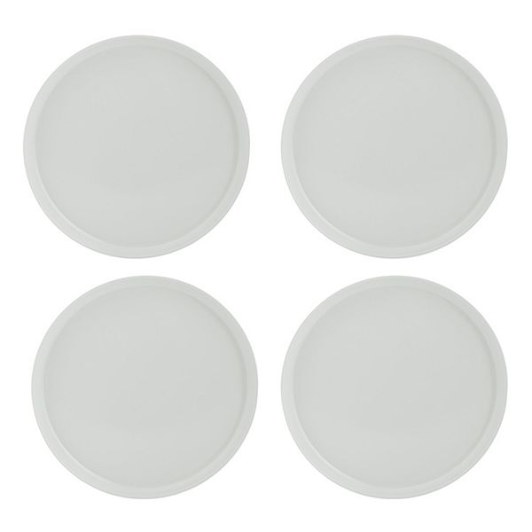 Food Network™ Two-Tone Melamine Dinner Plates 4-piece Set - Ivory