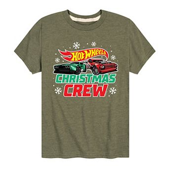 Boys 8-20 Hot Wheels Christmas Crew Graphic Tee