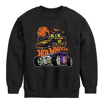 Boys 8-20 Hot Wheels Halloween Crew Fleece Sweatshirt