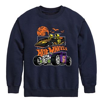 Boys 8-20 Hot Wheels Halloween Crew Fleece Sweatshirt