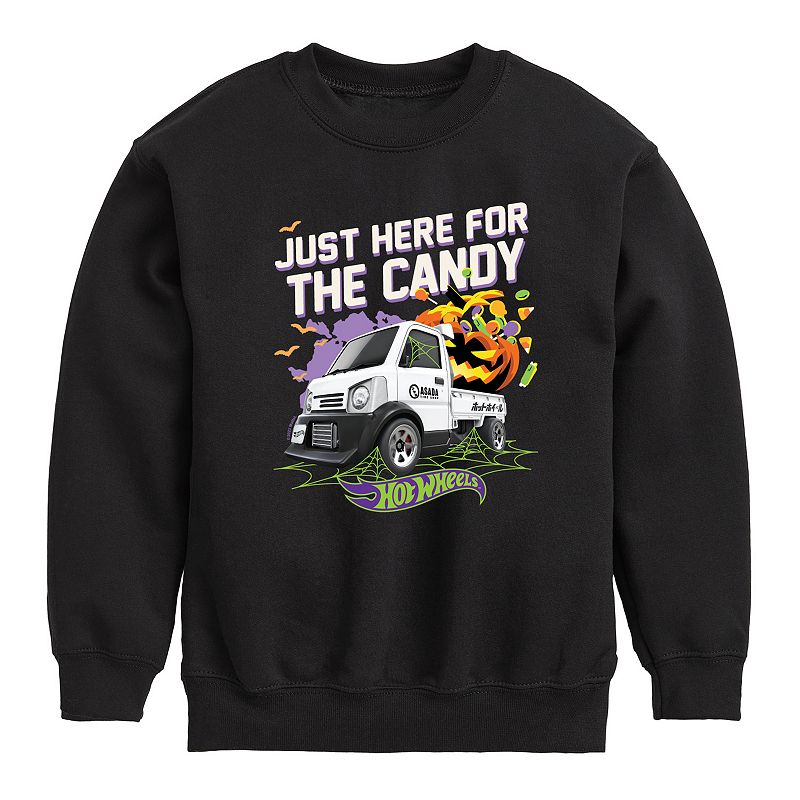 UPC 197972693115 product image for Boys 8-20 Hot Wheels Just Here For The Candy Fleece Sweatshirt, Boy's, Size: Lar | upcitemdb.com