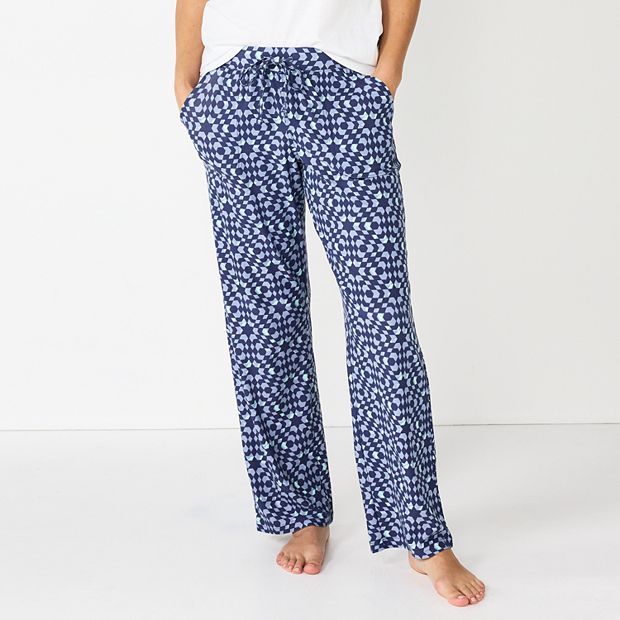 Women's Sonoma Goods For Life Cozy Pajama Pants, Size: XL, Med