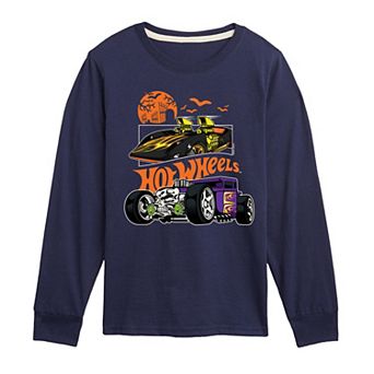 Boys 8-20 Hot Wheels Halloween Long Sleeve Graphic Tee