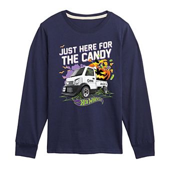 Boys 8-20 Hot Wheels Just Here For The Candy Long Sleeve Graphic Tee