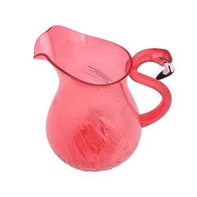 Celebrate Together Summer Pink Flamingo Acrylic Pitcher