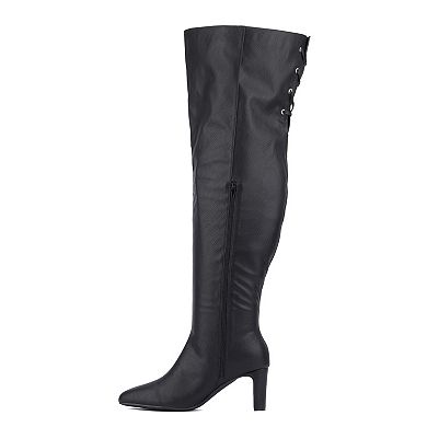 Fashion to Figure Hayya Thigh High Wide Width Women's Boots