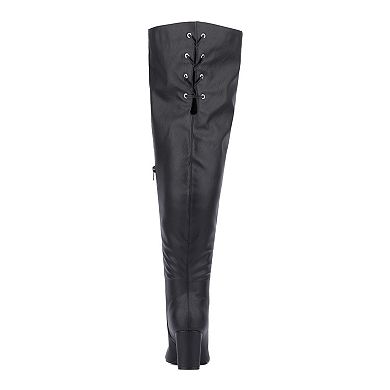 Fashion to Figure Hayya Thigh High Wide Width Women's Boots