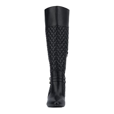 Fashion To Figure Halen Women's Knee High Boot- Wide Width