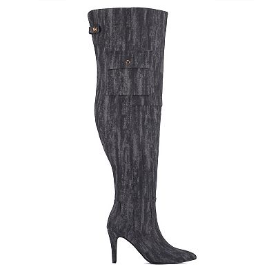 Women's Fashion to Figure Scarlet Thigh-High Wide Width Boots