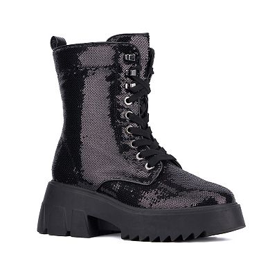 Fashion To Figure Odessa Women s Sequin Boots Wide Width