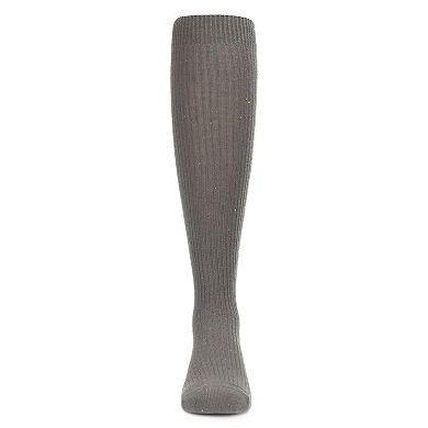 Thin Ribbed Speckled Knee High