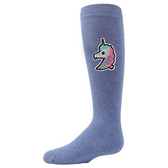 Unicorn Cotton Blend Knee High Girls Socks
