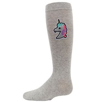 Unicorn Cotton Blend Knee High Girls Socks
