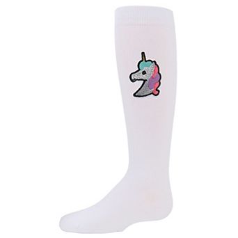 Unicorn Cotton Blend Knee High Girls Socks