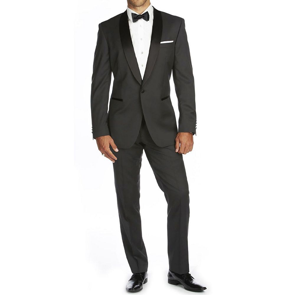 Mens 2 Button Shawl Lapel Modern Fit and Wedding Tuxedo main image 0