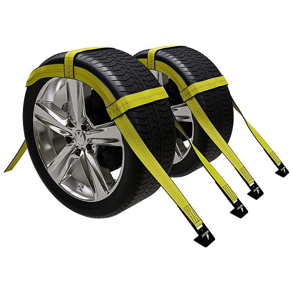 car dolly wheel straps