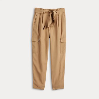 Women's Nine West High Rise Tapered Utility Pants