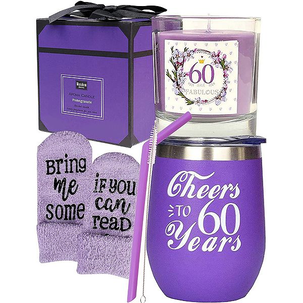 60th Birthday Gifts for Women Tumbler