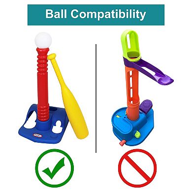 Replacement T Ball Baseball Balls for Little Tikes TotSports T-Ball Set