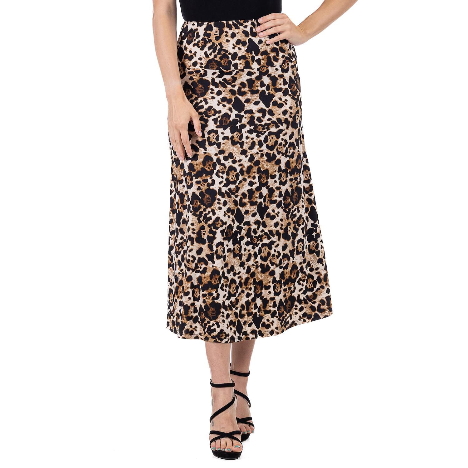 Cheetah shop skirt kohls