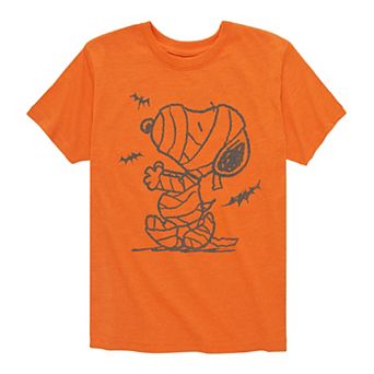 Boys 8-20 Peanuts Snoopy Mummy and Bats Graphic Tee