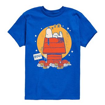 Boys 8-20 Peanuts Snoopy Halloween Dog House Graphic Tee