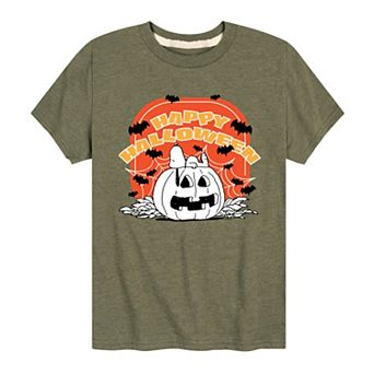 Boys 8-20 Peanuts Retro Halloween Graphic Tee